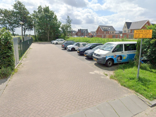 foto van de locatie van de werkzaamheden in de IJdenhoven in Hendrik-Ido-Ambacht